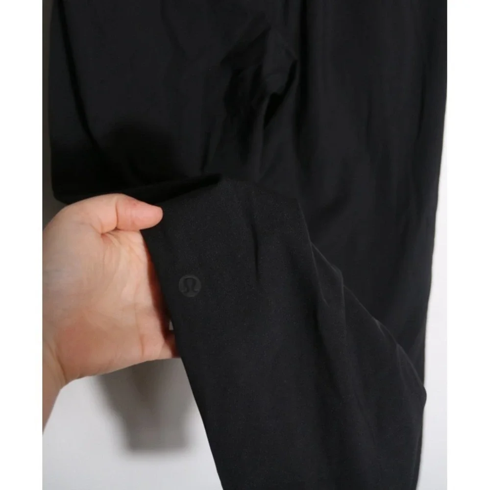 Lululemon On‎ The Fly Jogger Womens 4 Black Luxtreme Pull On Ankle Workout
